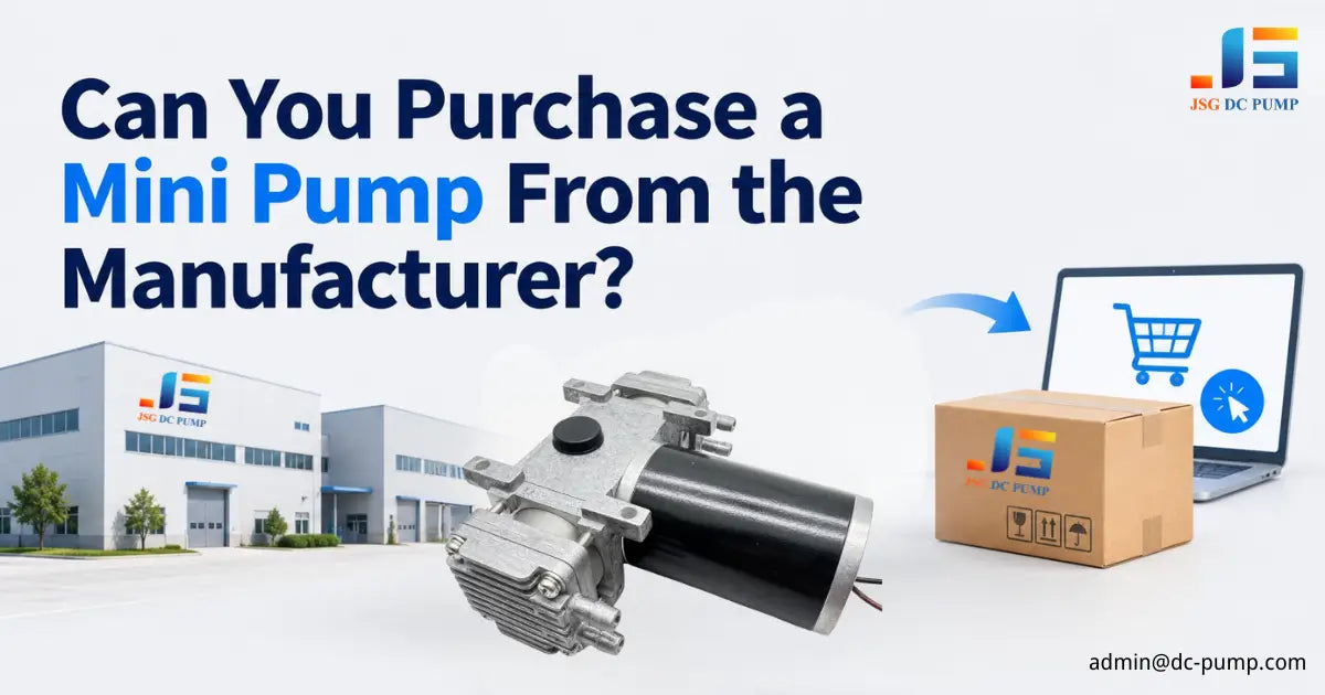 Can you purchase a mini pump directly from the manufacturer? JSG factory-direct mini pump purchasing guide.