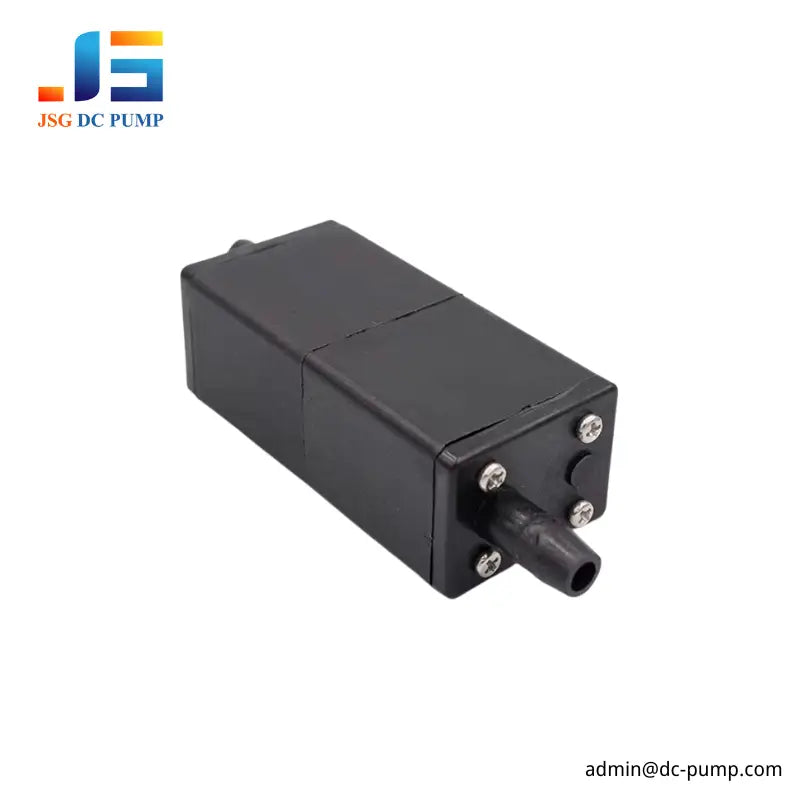 Mini air pump silencer body and hose-port dimensions
