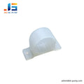 Silicone shock absorber anti-vibration mount for micro pump, angled view