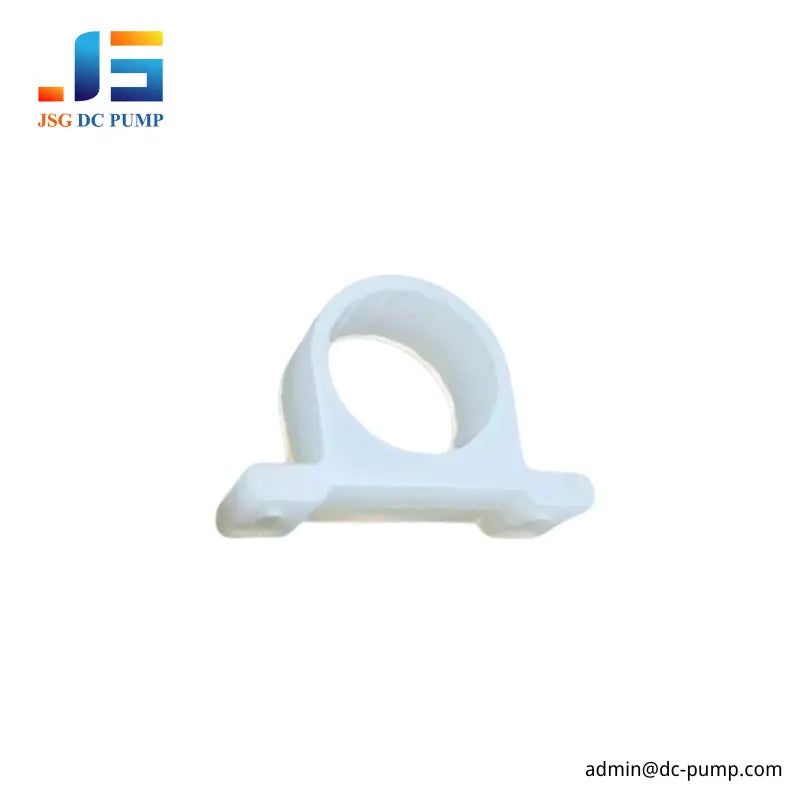 Silicone vibration damper mount for 25 mm micro pump, front view